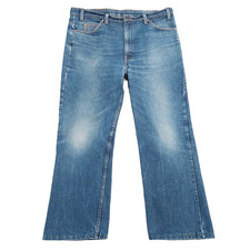 Vtg 90s Levi's 517 Orange Tab Blue Jeans Made in USA High Rise. Sz 38x27
