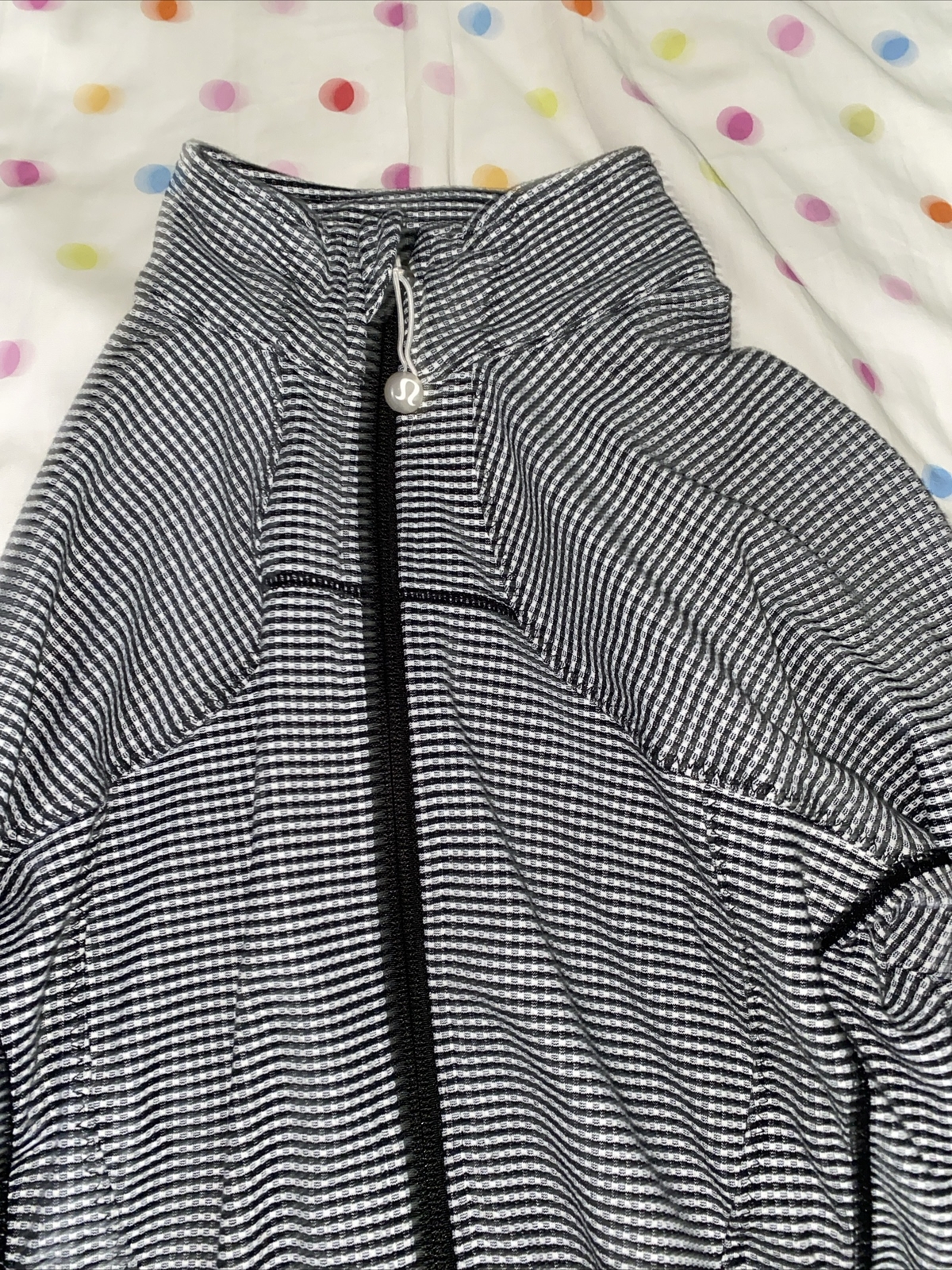 Lululemon Forme Full Zip Fitted Jacket, StripBlac… - image 6