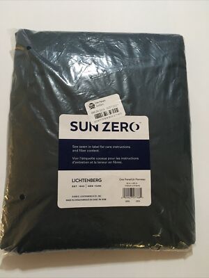 Sun Zero Lichtenburg 40 x84  Green 1-Panel Curtain
