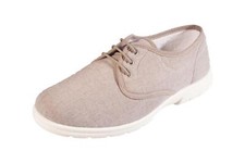 UOMO Tela / Scarpe Estive ( Troon ) 6V Largo Fit By DB Shoes Tortora