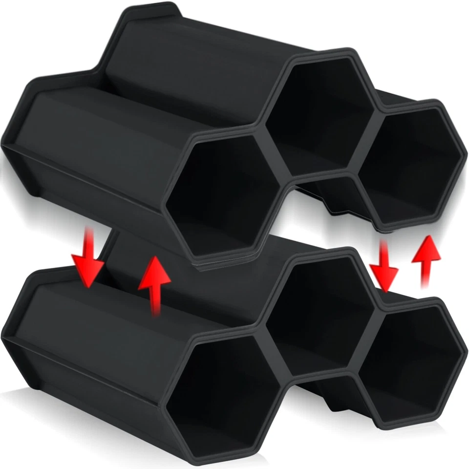 Weinregal stapelbar Kunststoff Wein Flaschen Box Kiste Regal freistehend Ständer - Bild 2 von 4