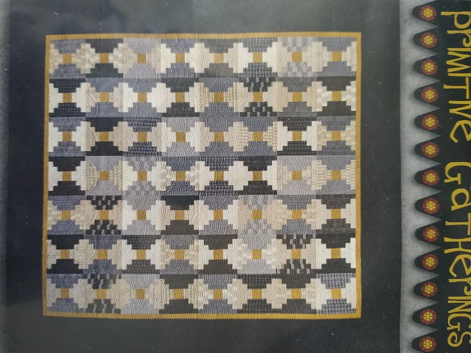 Primitive Gatherings "Outagamie County Courthouse" Quilt Pattern 74x82” - Image 2 of 3