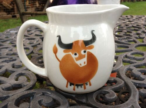 Vintage Arabia Made in Finland Pitcher BULL NR - 第 1/7 張圖片