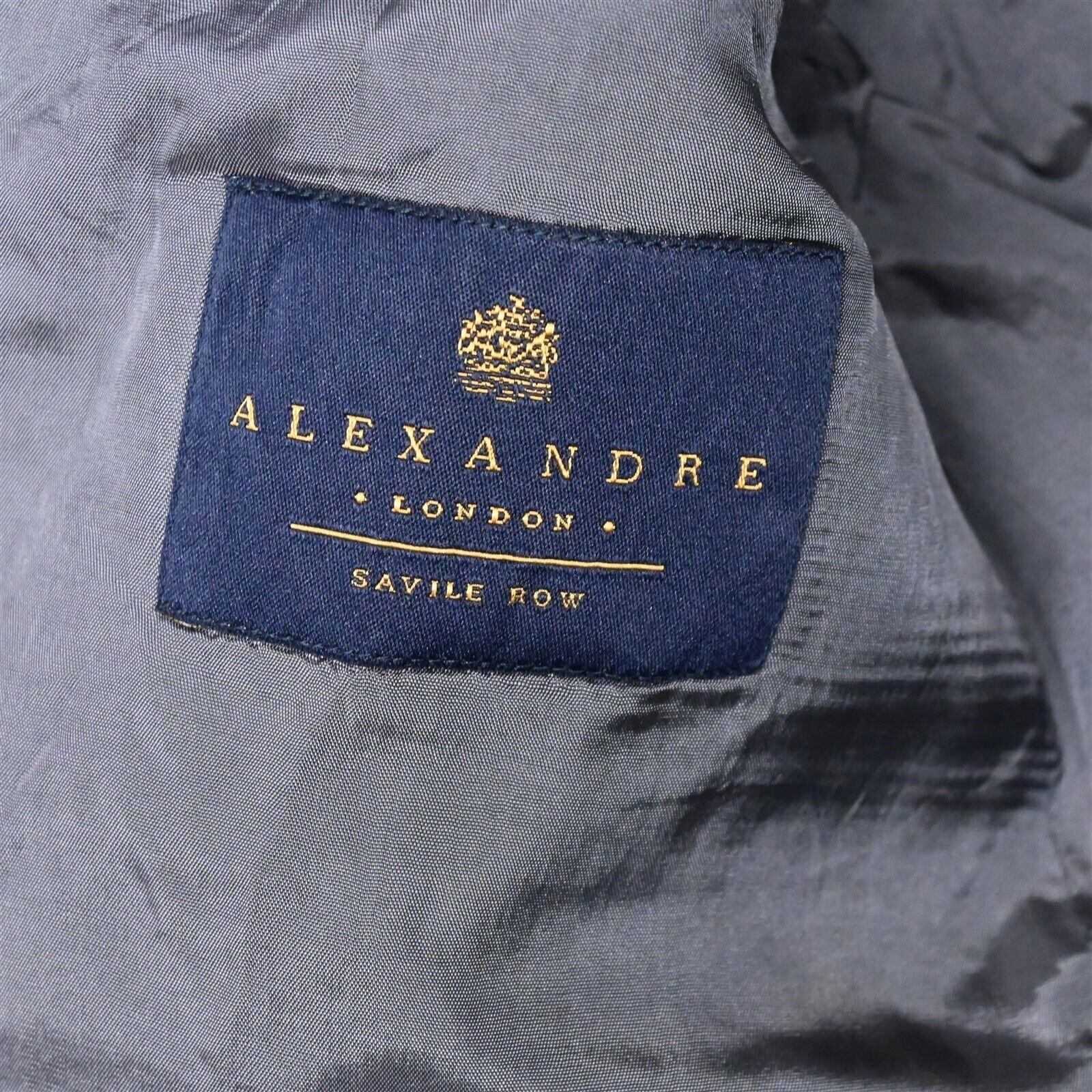 Tuta uomo giacca pantalone Alexandre Savile fila 44S 36x28 grigio righe 100% lana