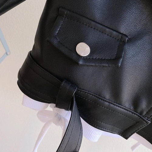New Girls Leather Jackets for 2-8 Years Children Coats Kids Clothing Baby Girls - Picture 24 of 27