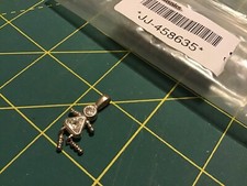 STERLING SILVER .925 BIRTHSTONE Clear Girl CHARM