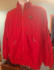 Vintage Catalina Track Suit Windbreaker Nylon Jacket Red 80  s 90  s Men  s XL 