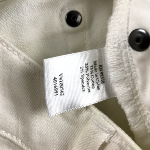 Coldwater Creek Jeans Womens 12 White Denim Bootcut Leg NWT - Picture 6 of 14