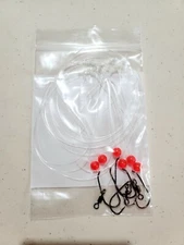 3 Pre-Tied High Low / Hi Lo Bottom Fishing Rig for Bass, Porgies, Fluke, Cod.Etc