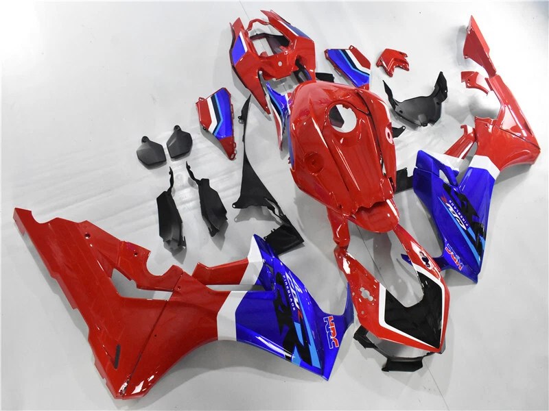 Carenado de moldeo por inyección FU rojo azul apto para Honda CBR1000RR r015 2017-2022 Foto 3 de 4