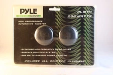 PYLE WAVE PLWT4 1.5 INCH 200 WATT SURFACE MOUNT CAR STEREO AUTO TWEETERS