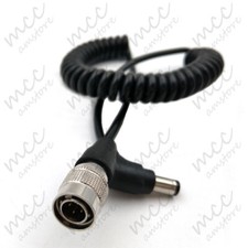 DC5.5/2.5 to Hirose 4 pin Male Power Cable For Sound Devices Zaxcomn F8/664/688