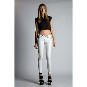 VINTAGE Ksubi SPRAY-ON Crack White Jeans Size 30 | eBay