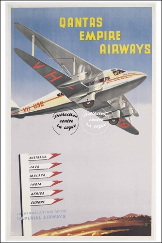 AVIATION FRANCO ROUMAINE Rbyo-POSTER HQ 50x70cm d'une AFFICHE
