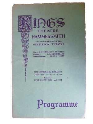 Wilde Veilchen König Theaterprogramm - Vera Pearce Robert Stolz B Hardt Aufseher
