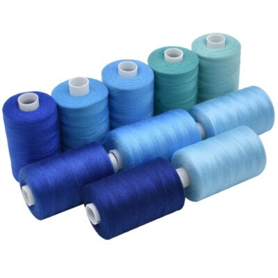 Sewing Thread Set 10 Colors 1000YD Spools Polyester for Sewing & Embroidery