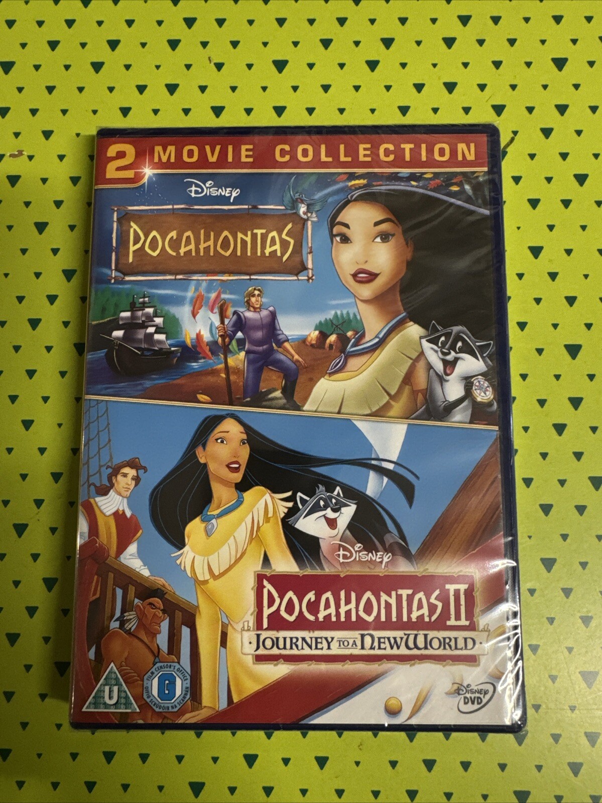 POCAHONTAS / POCAHONTAS 2 JOURNEY TO A NEW WORLD - NEW / SEALED DVD - REGION 2 - Image 2