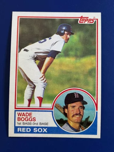 ⚾ 1983 Topps Baseball Base Card Rookie #498 Wade BOGGS ⚾