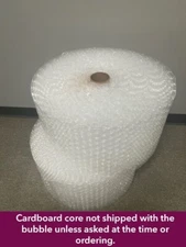 Bubble Cushioning Wrap 1/2" 250 ft² x 12'' Perforated Every 12" LARGE BUBBLE