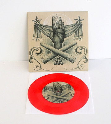  IN THE RED campaign - to shake to tremble RED VINYL 7'' Record mike hale Gunmoll