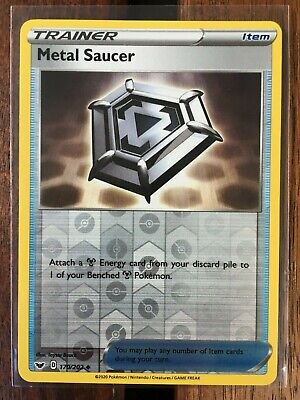 Sword & Shield Metal Saucer 170/202 Pokemon 4 Card Lot