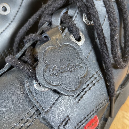 Kickers Kick Hi Botas de Cuero Negras Clásicas Retro - Para Hombre UK 9 EU 43 - Imagen 7 de 13