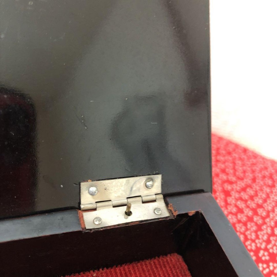 Showa Retro Wooden Disney Antique Music Box eBay