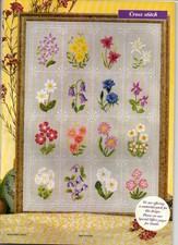 2 NEW STITCHES/MARY HICKMOTT VINTAGE CROSS STITCH MAGAZINES - ALPINE SPECTACULAR
