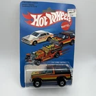 Vintage 1981 Hot Wheels Bronco 4-Wheeler Black With Colored Stripes #1690