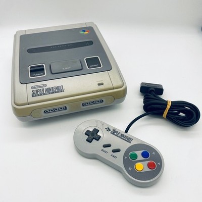 Super Nintendo SNES Konsole grau Ersatzkonsole One Ship mit Controller B-Zustand