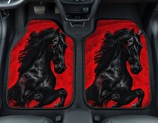 New Car Floor Mats Horse Printed Universal 2 Front 2 Rear New Car Floor Mats Horse Printed Universal 2 Front 2 Rear