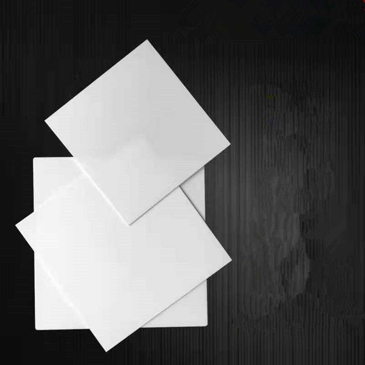 1x Alumina Aluminum Oxide Ceramic Square Plate Sheet High Temperature Resistance