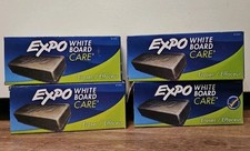 4x Erasers Expo White Board Care Dry Erase Eraser 5.13"x 2.25"x 1.25" Charcoal