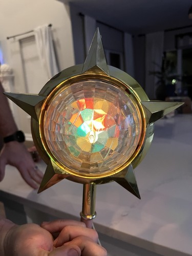 Vintage Mid Century Bradford Celestial Star Motion Light Weihnachtsbaumspitze - Bild 1 von 10