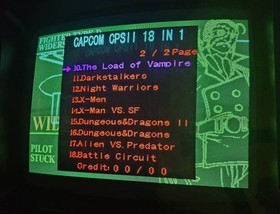 Capcom CPS2 18-In-1 JAMMA Multigame PCB