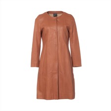 Fendi 12 years Leather coats 40 Ladies' Brown FPS620 Celeria Line