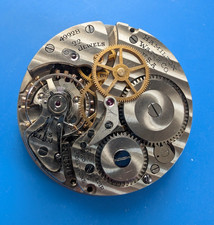 CLEAN VINTAGE 16 SIZE HAMILTON GRADE 4992B MODEL 5 POCKET WATCH MOVEMENT PARTS