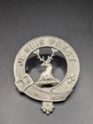 Original WW2 British Army Cap Badge - Lovat Scouts. Vintage Military. Lugs.