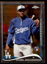 2014 Topps Chrome (RC) Erisbel Arruebarrena Rookie Los Angeles Dodgers 26 | Cuba