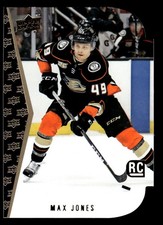 2019 UPPER DECK MAX JONES 7 MINT 1994-95 ROOKIE TRIBUTE DIE CUTS ANAHEIM DUCKS