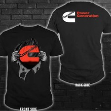 Cummins T-Shirt   Power Generation Logo  Diesel Engine Graphic, Cummins