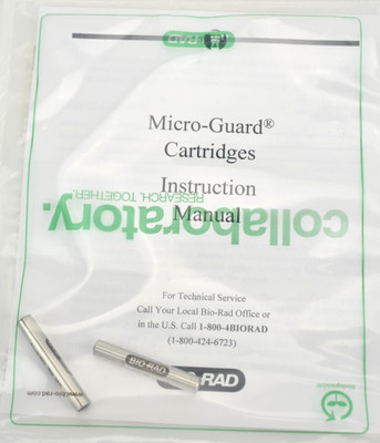 2 Pack - Bio-Rad Micro-Guard De-Ashing Refill Cartridges 125-0118