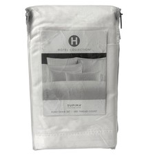 Hotel Collection 680 Thread Count Supima Cotton EURO Sham Set WHITE - 175