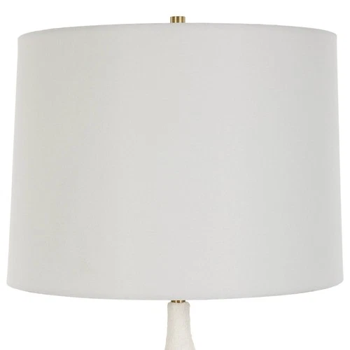 Uttermost Helena 36" High Modern Sculpture White Ceramic Table Lamp - Picture 6 of 7