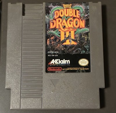 Double Dragon 3 :The Sacred Stones(Nintendo)W/ORIGINAL PRICE STICKER-Cart TESTED