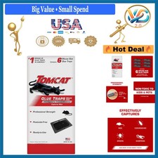 6 Pack Glue Traps Mouse Size with Eugenol - Pest, Cockroach, Spider, Scorpion