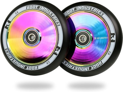 AIR Wheels 110mm - 120mm Pro Scooter Wheels Pair - Fits Most Setups - 24mm x...
