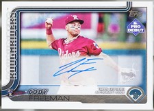 2025 Topps Pro Debut - Base Autographs #PD-97 Cody Freeman Baseball EX