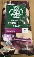 Starbucks Espresso Roast Whole Bean Coffee, Dark 40oz