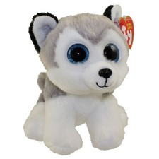 TY Beanie Baby - BUFF the Husky Dog (6 inch) - MWMTs Stuffed Animal Toy